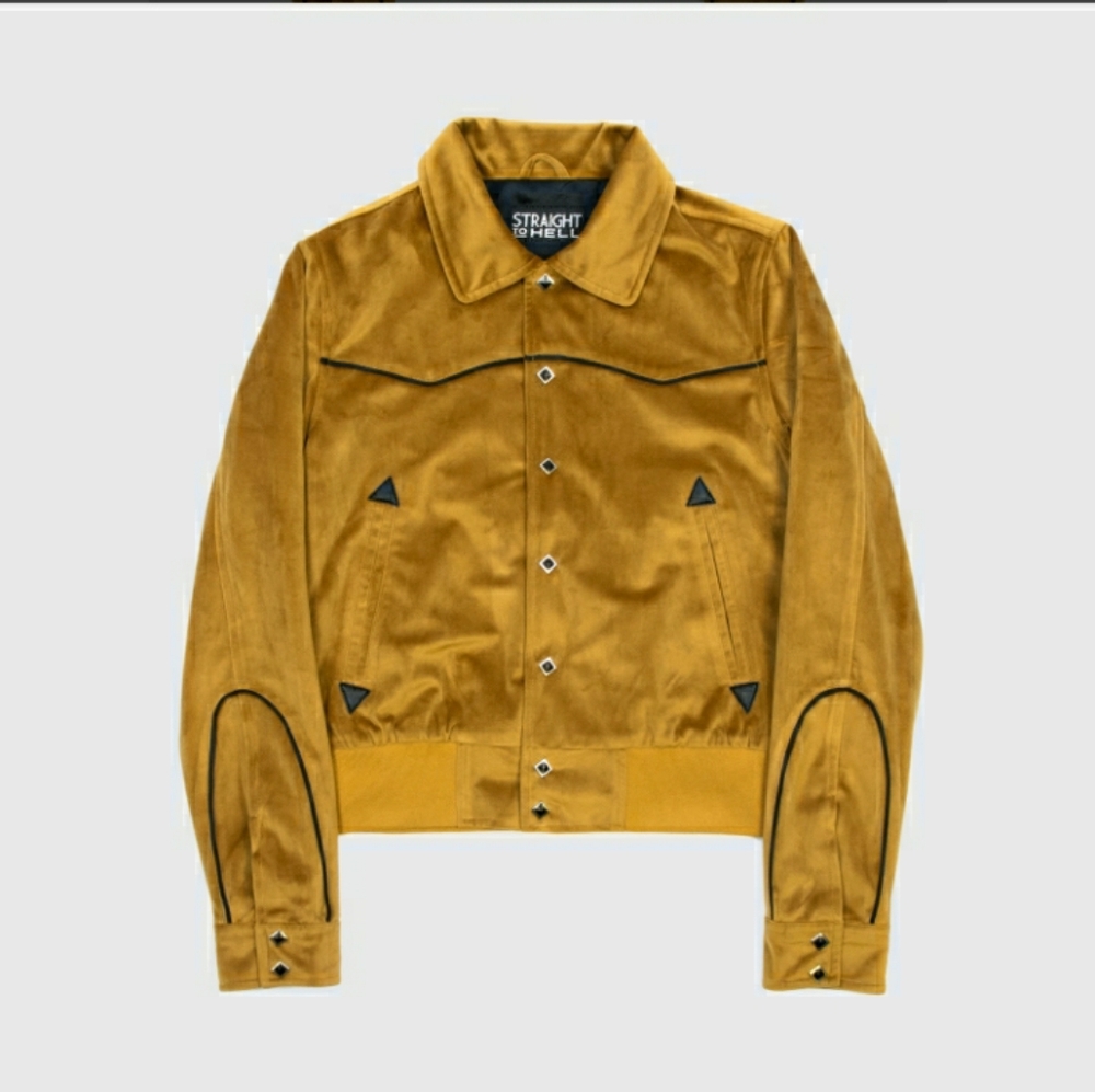 Unisex Straight To Hell Velvet Jacket